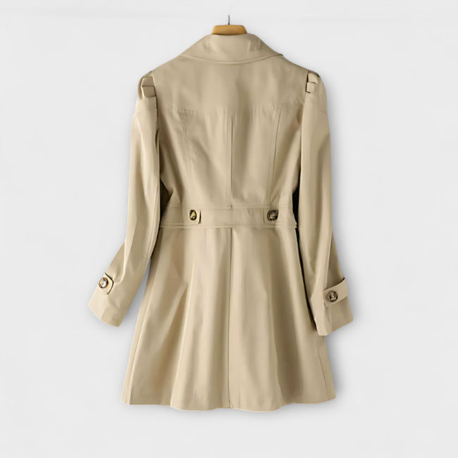 ELARA | Double-Breasted Trench Coat Main Image