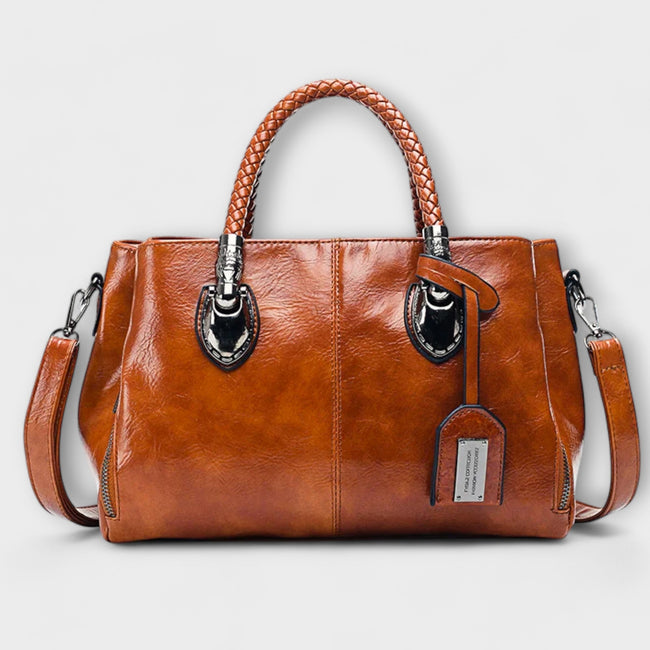 CASA - Elegant Leather Travel Bag Hover Image