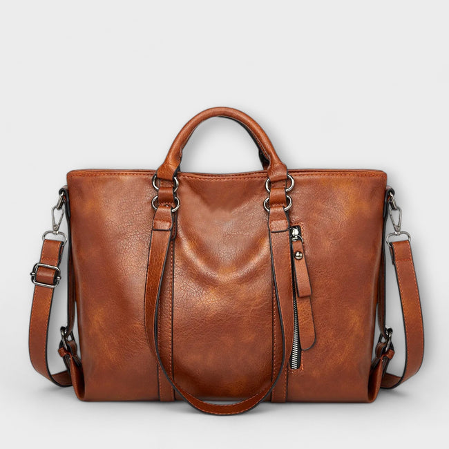 CASA - Large Leather Handbag Hover Image