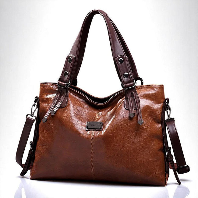 CASA - Refined Soft Leather Tote Bag Hover Image
