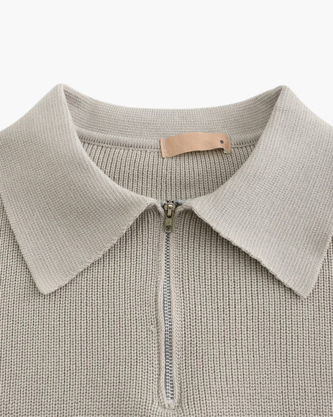 Cesare Half Zip Sweater Main Image